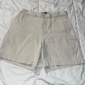 - Ralph Lauren polo shorts, flat front more in my closet these are washed